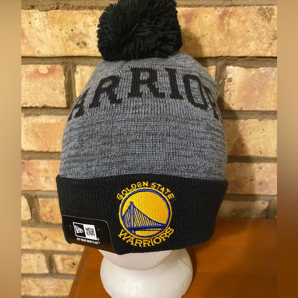 NWT New Era Golden State Warriors‎ Fireside Knit Winter Hat OSFA